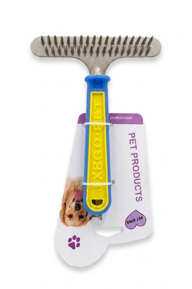 Ziggy Pupps Dog Pet King Professional Dematting Rake for Dogs And Cats