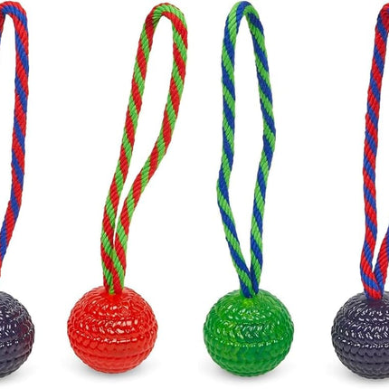 Ziggy Pupps Dog Petface Toyz Durable Rope Ball for Dogs