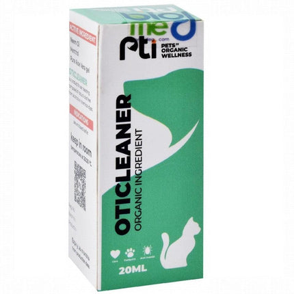 Ziggy Pupps Dog Pti Oticleaner Organic 20 ml