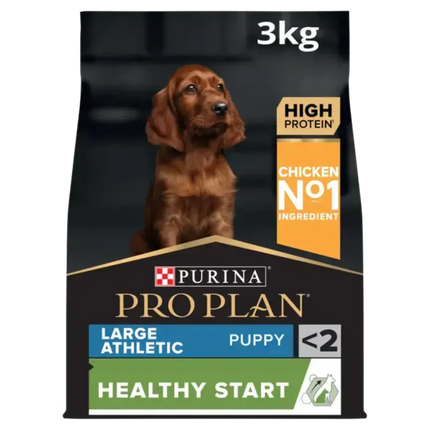 Ziggy Pupps Dog Purina Pro Plan Dry Food with Chicken for Large Athletic Puppy 3 kg