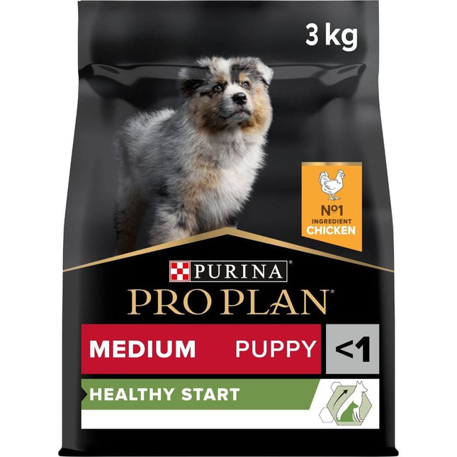Ziggy Pupps Dog Purina Pro Plan Dry Food with Chicken for Medium Breed Puppies 3 kg