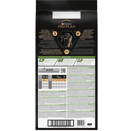 Ziggy Pupps Dog Purina Pro Plan Healthy Dry Food with Chicken for Dogs Up to 2 Years 12 kg