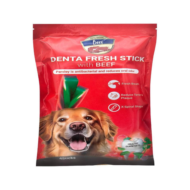 Ziggy Pupps Dog Rich Denta Fresh Stick With Beef 4 Sticks