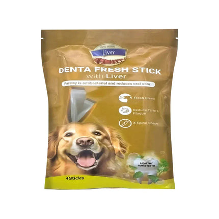 Ziggy Pupps Dog Rich Denta Fresh Stick With Liver 4 Sticks