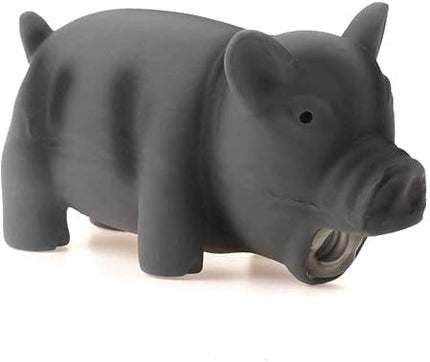 Ziggy Pupps Dog Rubber Grunting Pig Dog Toy  6.5 Inch