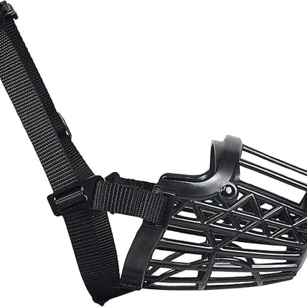 Ziggy Pupps Dog Safety Dog Muzzle Anti Chewing Training Muzzle with Adjustable Strap Size Large