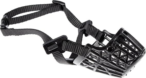 Ziggy Pupps Dog Safety Dog Muzzle Anti Chewing Training Muzzle with Adjustable Strap Size Xs