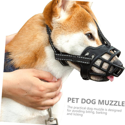 Ziggy Pupps Dog Safety Dog Muzzle Secure Training Muzzle for Strong and Active Dogs Size 4 – 12 × 15 cm