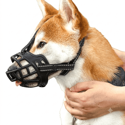 Ziggy Pupps Dog Safety Dog Muzzle Secure Training Muzzle for Strong and Active Dogs Size 4 – 12 × 15 cm