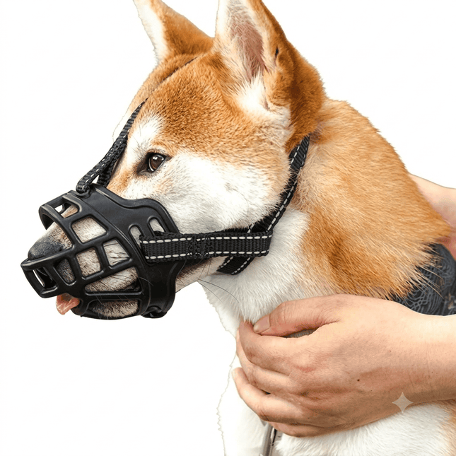 Ziggy Pupps Dog Safety Dog Muzzle Secure Training Muzzle for Strong and Active Dogs Size 4 – 12 × 15 cm