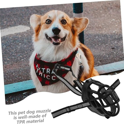 Ziggy Pupps Dog Safety Dog Muzzle Secure Training Muzzle for Strong and Active Dogs Size 4 – 12 × 15 cm