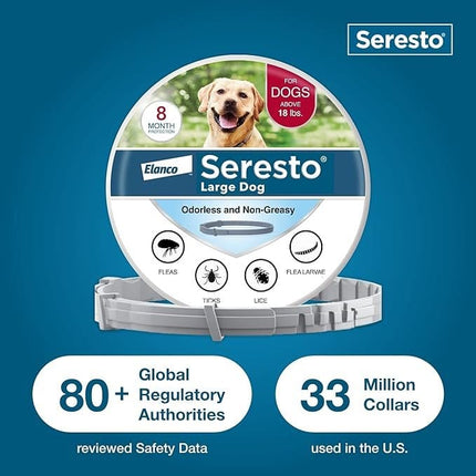 Ziggy Pupps Dog Seresto Antiparasitic  Collar for dogs Over 8K