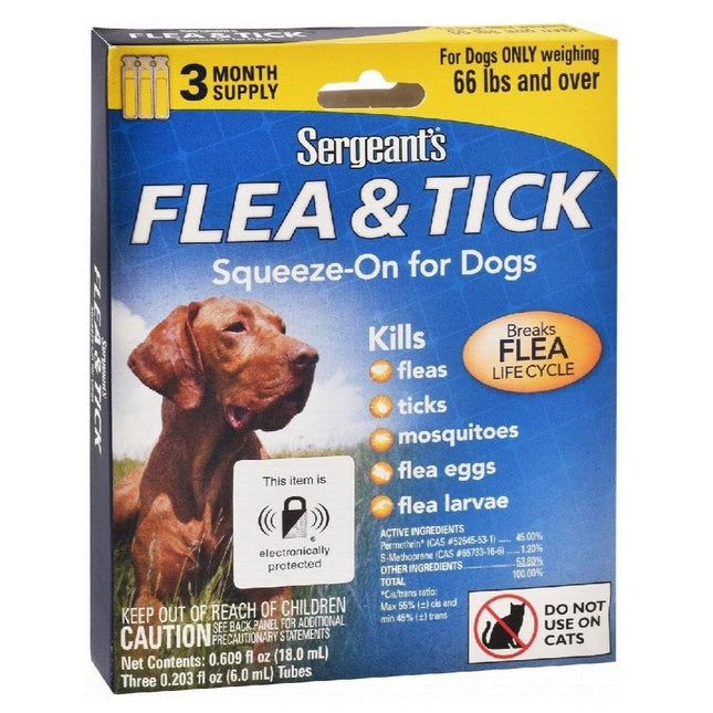 Ziggy Pupps Dog Sergeant's Flea and Tick Squeeze On Solution for Dogs 1
