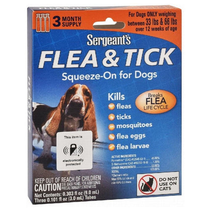 Ziggy Pupps Dog Sergeant's Flea and Tick Squeeze-On Solution for Dogs 1