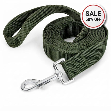 Ziggy Pupps Dog Strong Durable Nylon Dog Training Leash for Medium and Large Dog 320 Cm Military Green