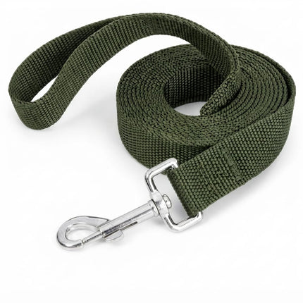 Ziggy Pupps Dog Strong Durable Nylon Dog Training Leash for Medium and Large Dog 320 Cm Military Green