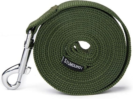 Ziggy Pupps Dog Strong Durable Nylon Dog Training Leash for Medium and Large Dog 320 Cm Military Green