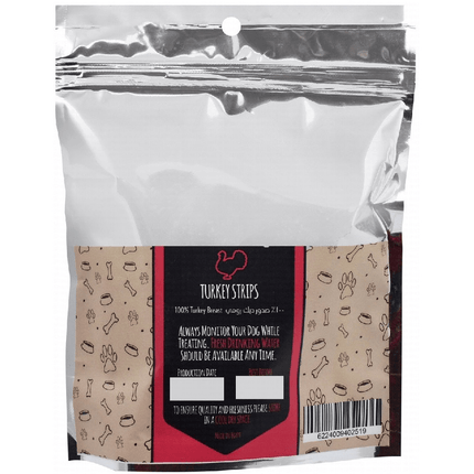 Ziggy Pupps Dog Three Snouts Turkey Strip Pet Treats 75 gr