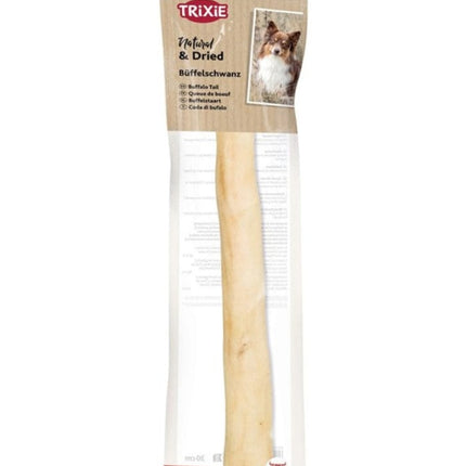 Ziggy Pupps Dog Trixie 30cm Dried Buffalo Tail Dog Treats with beef 1 pcs