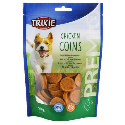 Ziggy Pupps Dog Trixie Chicken Breast Coin Dog Treats 100gr