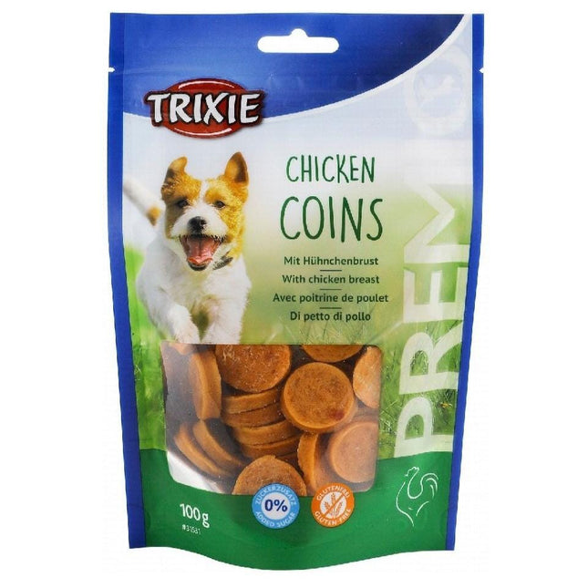 Ziggy Pupps Dog Trixie Chicken Breast Coin Dog Treats 100gr