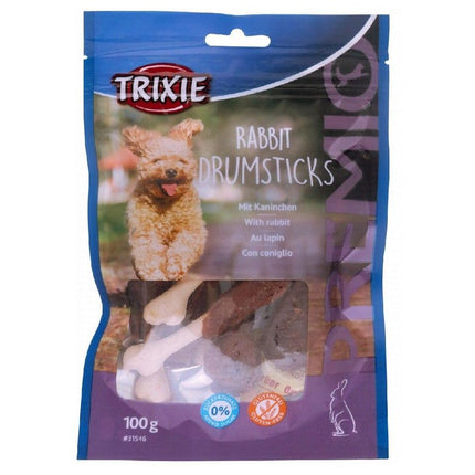 Ziggy Pupps Dog Trixie Premio Drumstick Dog Treats with Rabbit 100 gr