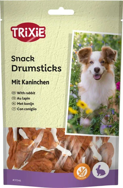 Ziggy Pupps Dog Trixie Premio Drumstick Dog Treats with Rabbit 100 gr