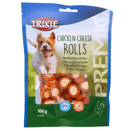 Ziggy Pupps Dog Trixie Premio Roll Dog Treats with Chicken and Cheese 100 gr