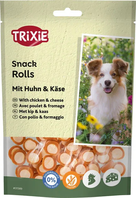 Ziggy Pupps Dog Trixie Premio Roll Dog Treats with Chicken and Cheese 100 gr