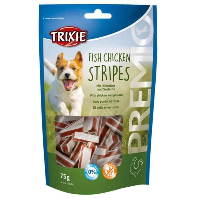 Ziggy Pupps Dog Trixie Strip Dog Treats with Chicken 75 gr