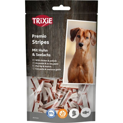 Ziggy Pupps Dog Trixie Strip Dog Treats with Chicken 75 gr