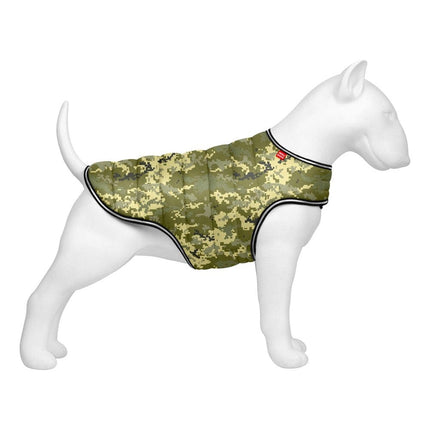 Ziggy Pupps Dog WAUDOG Jacket-cape for dogs shades of green XL