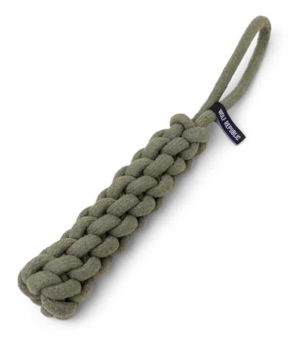 Ziggy Pupps Dog Wolf Republic Rope Toss Toy Heavy Duty Cotton Tug Toy for Dogs
