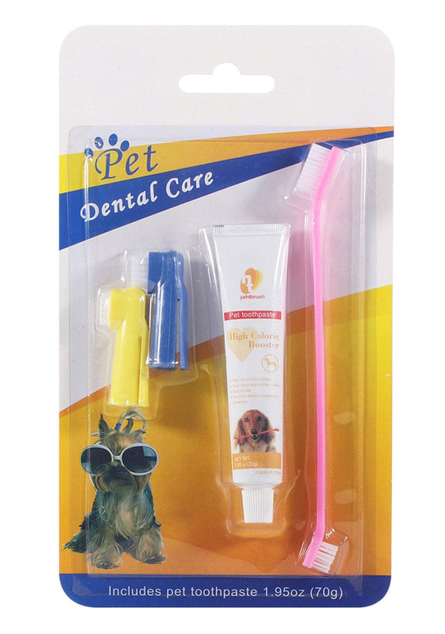 Ziggy Pupps Dog Yzhtbrush Dental Care Kit 4pcs