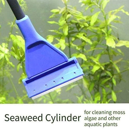 Ziggy Pupps Fish 5-in-1 Aquarium Cleaning Kit  Multi-Function Fish Tank Cleaning Tool with Net Algae Scraper and Sponge