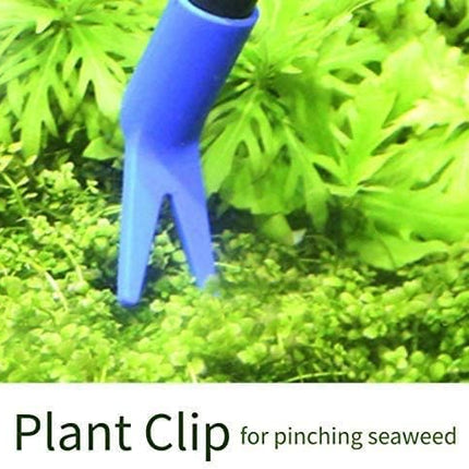 Ziggy Pupps Fish 5-in-1 Aquarium Cleaning Kit  Multi-Function Fish Tank Cleaning Tool with Net Algae Scraper and Sponge