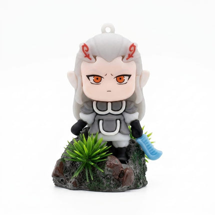 Ziggy Pupps Fish Anime Warrior Aquarium Ornament Resin Cartoon Character Fish Tank Decoration and Landscape Figurine