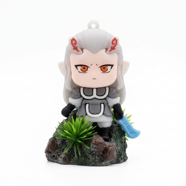 Ziggy Pupps Fish Anime Warrior Aquarium Ornament Resin Cartoon Character Fish Tank Decoration and Landscape Figurine