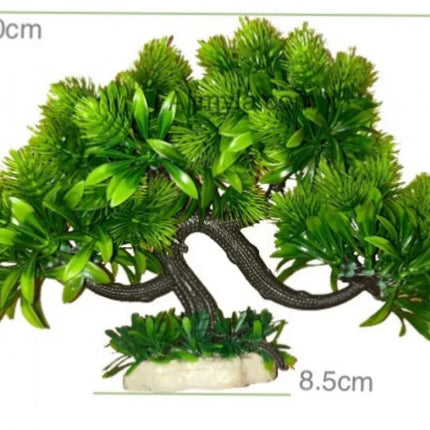 Ziggy Pupps Fish Aquarium Artificial Plastic Bonsai Tree Decoration