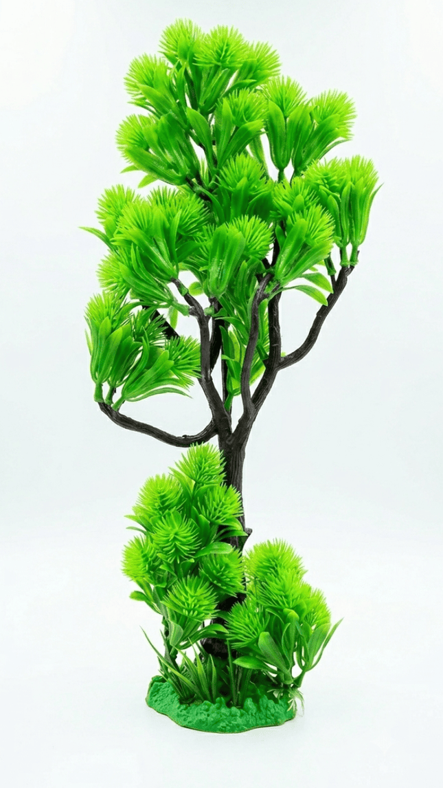 Ziggy Pupps Fish Aquarium Artificial Plastic Plant Decoration Tree