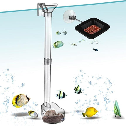 Ziggy Pupps Fish Clear Acrylic Shrimp Feeding Tube Set Aquarium Feeder