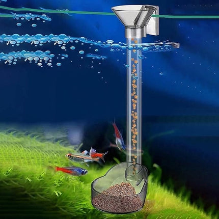Ziggy Pupps Fish Clear Acrylic Shrimp Feeding Tube Set Aquarium Feeder