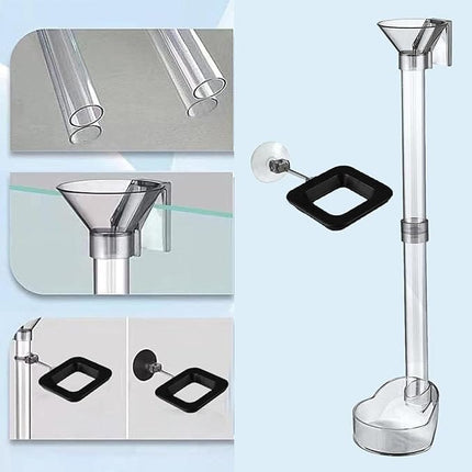 Ziggy Pupps Fish Clear Acrylic Shrimp Feeding Tube Set Aquarium Feeder