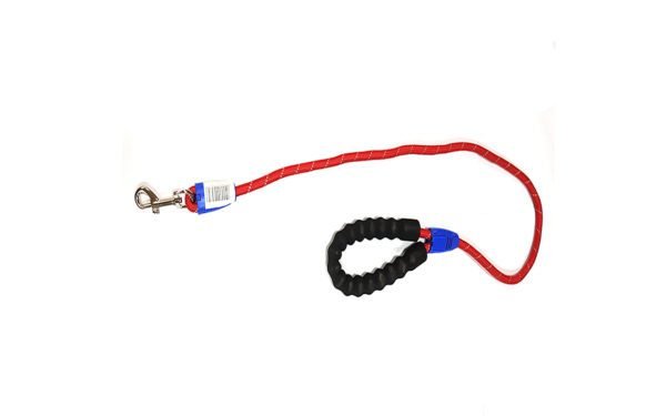 Rope leash for large dogs red