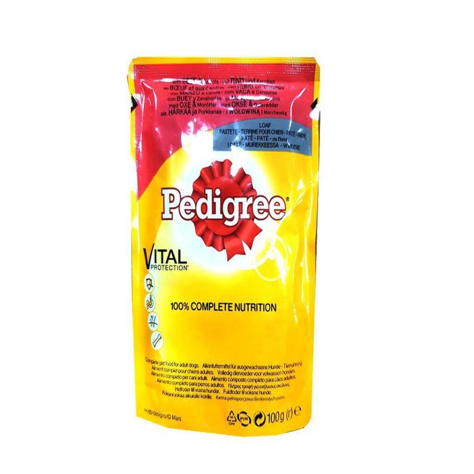 Pedigree Vital with Beef and carrots 100g