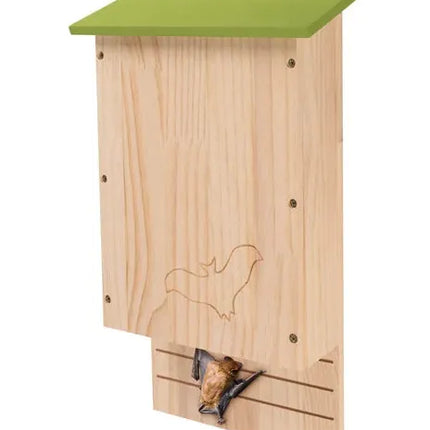 ZooFari BAT Zoofari Wooden Bat Box House Shelter for Garden Size 28 x 10.5 x 47 cm L x W x H