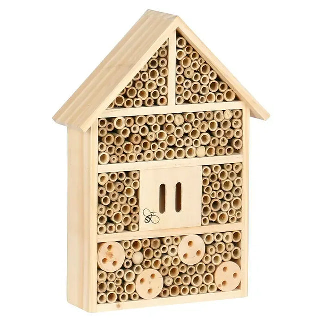 ZooFari bee Zoofari Wooden Bee And Insect Hotel House With Hanging Cord