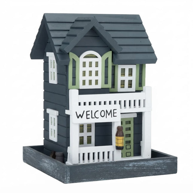 ZooFari Bird Zoofari Garden and Balcony Bird Feeder Station Outdoor Wild Bird Feeding House 18x23x18cm