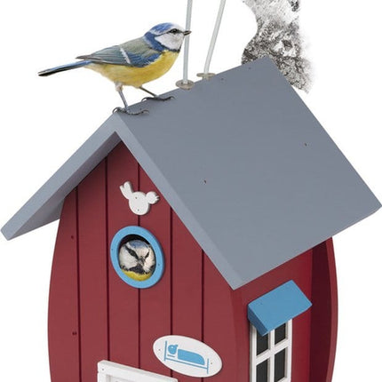 ZooFari Bird Zoofari Wooden Bird Feeder Hanging on the Window