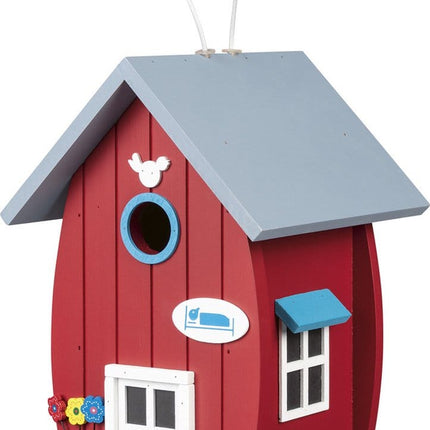 ZooFari Bird Zoofari Wooden Bird Feeder Hanging on the Window